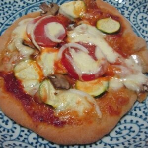 ホシノ酵母とホームベーカリーでピザ生地